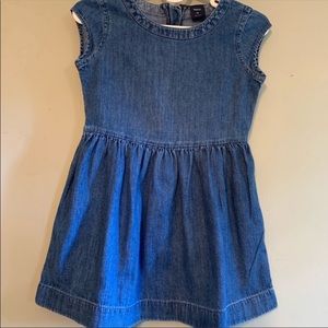 Cute Girls Girls Denim Dress Sz Xs